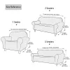 1/2/3 zitt European Style Sofa Cover Jacquard Fabric Stretch Couch Covers for Living Room Elastic Settee Furniture Protectors