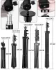 Tripods Taşınabilir Tripod Telefon için Camara Halkası Işık Esnek Selfie Tripod Stand Bluetooth uzaktan kumanda Tutucu Telefon için