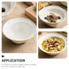 Mugs Bowl Restaurant Soup Bowls tredimensionell keramisk skörd Party Ceramics Stor sallad