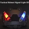 Casque tactique Sécurité légère clignotant le signal de survie de la lampe 7 couleurs peuvent convertir pour la chasse extérieure Airsoft Militar