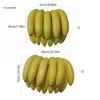 Simulation de décoration de fête Fruit artificiel Banana Bunch for Restaurant El Home Wedding Decors 11Ua