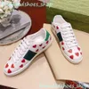 White Low-top Trainers designer Shoes Women Men Leather Sneakers Webbing Trimmed Monogrammed Canvas Sneakers 100% Real leather Luxury Loafers SIZE 34-48 With Box