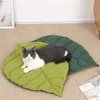 Lits de chats meubles de chat matelas feuille forme de chat nidi