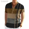 Herren Casual Shirts Retro Herren Shirt 3D Modeblad gedrucktes Shirt Plus Size Casual Short Summer Street Kleidung Herren Neue Kleidung Tops 240409