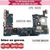 Moderkort 650739001 DA0NM1MB6D0 Notbok Mainboard för HP CQ10905LA CQ10 MINI 110 210 Laptop Motherboard med N570 CPU Blue eller Green