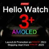 오리지널 Hello Watch 3 Plus Ultra Smartwatch Amoled 4G ROM NFC Compass Bluetooth Call Clock 49mm Smart Watch Apple Men 2024