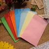 200pcs Mini -Größe Umschläge Papier Geschenktüte 8 Süßigkeiten Farben Party Favor Meldung Bonbonbeutel Hochzeitsfeier 7x10 cm