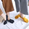 Японские черные белые носки носки два пальца мужчина и женщины сандал расколоть лето -унисекс кимоно шлепанцы носки