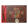 Álbum de fotos de scrapbook, nosso livro de adventamentos, para aniversário, casamento, viagem, (livro de aventura) Durável fácil de usar