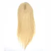 Toppers hstonir toupee naturligt hår peruk 100% kvinnors mänskliga topper hårstycke för hår silk bas spets front europeisk remy hår kippa tp31