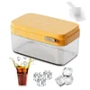 Stampi da forno stampi per vassoio di ghiaccio Summer Cube Stampo Maker Strumento con coperchio per la cucina per feste caffetteria e casa