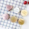 Happy Mother Day akryl cupcake toppers spegel akryl fader dag tårta skiva toppers runda topper charm för cupcake dekoration