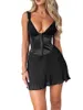 Повседневные платья Leyajedol Женщины Y2K Low Cut Bustier Mini Dress Квадратное шея корсет ренкировки короткие плиссированные для вечеринки (F-Black