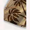 Camicie casual maschile Hawaiian Beach Flamingo Palm Tree 3D Stampato a manica corta Aloha oversize Trote sciolte per l'estate