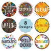 100-500pcs Autocollants de récompense mignons rouler avec des autocollants de motivation pour les enfants enseignants pour enfants Stulletery Stickers Kids