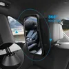 Interiörstillbehör SEAMETAL CAR Baby Mirror Justerbar vidvinkel Baksätet Baby/Barn bakview 360-graders rotation Radsäkerhet