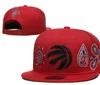 American Basketball "Raptors" Snapback Hats 32 équipes Luxury Designer Finals Champions Locker Casquette Sports Hat Strapback Snap Back Adjustable Cap A3