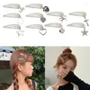 Hair Clips 10 Pair Unique Heart Star Clip For Women Barrettes Thick Thin 264E