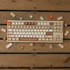 Accessoires 143Keys Cherry Profiel Aangepaste retro stempels Keycap PBT Dye Sublimation Caps voor mechanisch toetsenbord 108 104 980 96 87 84