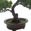 Dekorative Blumen künstlicher Haus Simulation Kiefern Kiefern Steckte Pflanze Büro DIY Bonsai