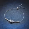 Bracelet en diamant en forme de fleur 1ct Bracelet pour femmes en diamant en forme de fleur