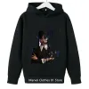 Sweatshirts pour enfants Mercredi Addams pour enfants Vêtements d'automne à capuche à capuche à capuche Pullover pour les filles de garçons pour les tout-petits