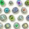 Bulk Lots 30pcs Teenage Teufel Eye Vintage Ringe Mix Stil Frauen Frauen Punk Gothic Party Geschenke Hip Hop Accessoires Großhandel 3izard