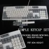 Tillbehör 119Key PBT SubliMation XDA Round KeyCap Anpassad mekanisk tangentbordsknapp för Cherry MX Switch 61/87/84/68/104/108