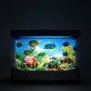 Tropical à poisson tropical artificiel lampe décorative de table aquarium sensoriel lampe virtuelle Virtual Mood Mood Night Light Room Decoration