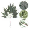 Fiori decorativi foglie di eucalipto finti ramo branco danno da pranzo decorazione decorazione