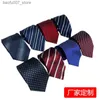 Neck Ties Tie mens formal wear mulberry silk silk tie 8CM business tie mensQ