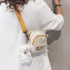 Bolsas de ombro Canvas Small Fashion Mody Mensageiro Bolsa Crossbody para meninas Estudantes Cotton Cloth Feminino Bolsa Bolsas