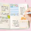 Caders Korea Student Kawaii Diário Diário do Campus Notebook Escola Cute Mini Orçamento Planejador de Cadernos de Office Destrador Destrador