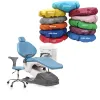 4pcs/set Dental high-end PU leather seat cover waterproof and dustproof seat protective cover dental chair cover