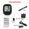 Bike Computer Bicycle Cycling Speedometer and Odometer Waterproof MTB Riding Stopwatch with LCD Display Cycling Equipment