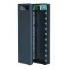 Quick Charge 10*18650 Power Bank Case Dual USB Mobile Phone Зарядка QC 3.0 PD DIY Shell 18650 Box Acterming Box