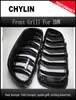 Для BMW F10 5 Series 520i 523i 525i 530i 535i 20102014 Glossy Black Dual Slat M5 Style Grill Grill Grill Whate D106235703