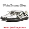 Дизайнер леопардовый принт Уэльс Боннер кроссовки обувь винтажный тренер без скольжения модная классическая черная белая мужчина женщин повседневная обувь