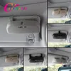 Acessórios de interiores colorir minha vida carros de óculos de sol caixas de caixa de armazenamento de upgrade automático Organizador óculos Protect Glass Case de vidro