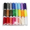 24 Colour Polyester Machine Embroidery Sewing Threads Hand Sewing Thread Craft Patch Steering Wheel Sewing Supplies