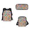 Школьные сумки классическая цветочная печатная сумка для детей 3 -й качество детского багпака.
