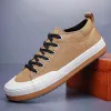 Boots Monstceler Men's Canvas Vulcanize Shoes Spring/Autumn Platform Chunky Sneakers Round Toe Male Designer Flats BD21289