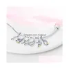 Silver 925 Sier for Women Charms Gioielli perline 26 Lettere inglesi Dlenge Delivery Dhsz2