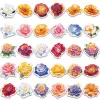 55pcs Blumenaufkleber für Notizbücher Stationery Laptop Scrapbooking Material Botanik Anlagen Aufkleber Ästhetische Handwerksbedarf