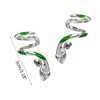 Серьги для гриппа 1PAIR SNAKE ушная манжета пронзительно