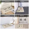 Bath Mats EyeLash Welcome Mat Fashion Waterproof Toilet For Shower Home Entrance Non Slip Foot Printed Bathroom Rug