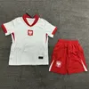 2024 2025ポーランドサッカージャージーミリックlewandowski krychowiak 24 25ホームアウェイグロシッキーピテクジエリンスキージエリンスキーサッカーシャツメンキッズキット214