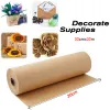 papel marrom kraft papel ideal para embalagem de embalagem para presente para mover artesanato de artesanato cobertura de piso Wall 100% Material reciclado