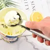 Spoons 1PC Stainless Steel Ice Cream Scooper Multifunctional Pressable Fruit Spoon Ball Watermelon Machine