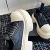 Scarpe casual di moda di alta qualità in pelle abito da design piatto di lusso vera pelle per donne straordinarie sneaker nappa nappa 6cm piattaforma